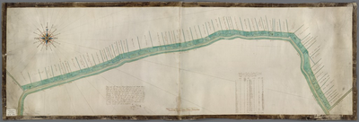 A-1407 [Kaart van de buitendijkse landen aan de Spaarndammerdijk: gelegen in Sloterdijk], 1646